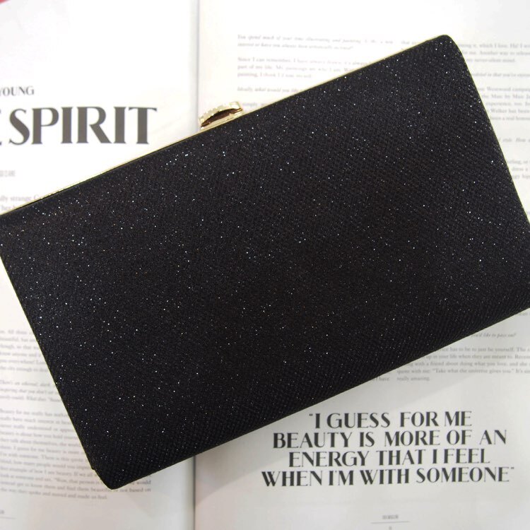 【バック】ブラックラメ　ハードボックス