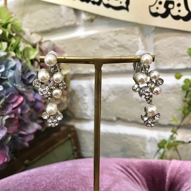 【イヤリング】木の実　シルバー