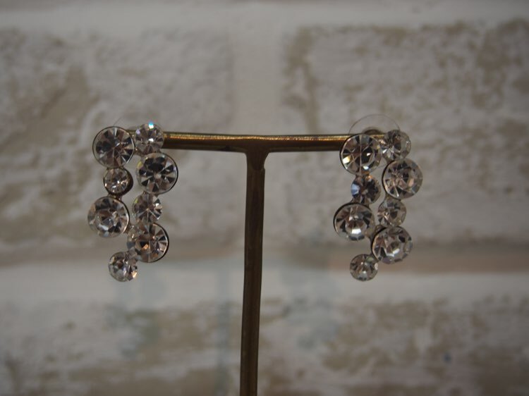 【ピアス】シルバーランダムストーン