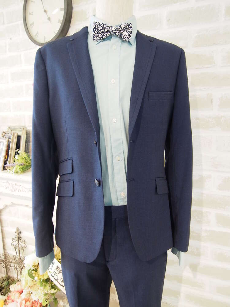 【ジャケットのみ】NAVY タキシード2P/38R