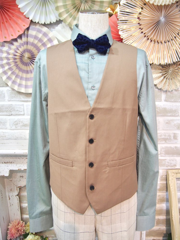 【ベスト単品】ココアベージュ　42 XL FRENCH CONNECTION