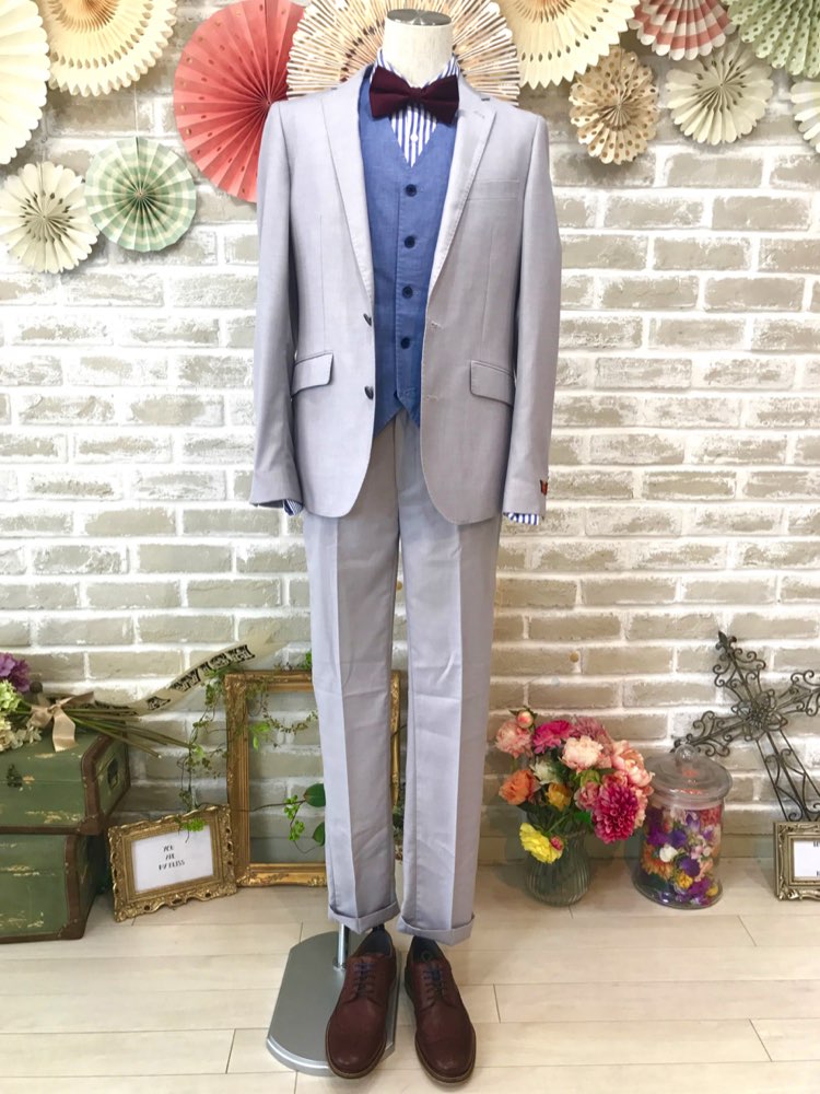 【パンツのみ】 ペールグレータキシード　Davil's ADVOCATE 2P M