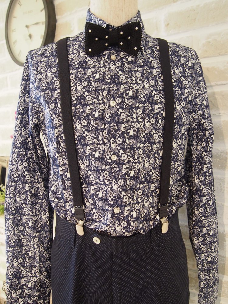 【サスペンダー】NAVY 最長120センチ