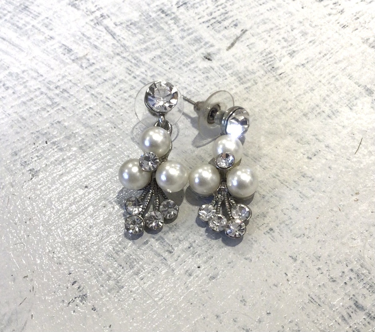 【ピアス】シルバーぶどうパール