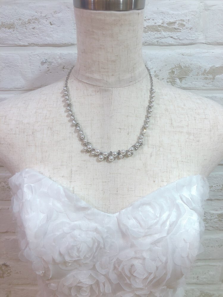 【ネックレス】シルバーパール①