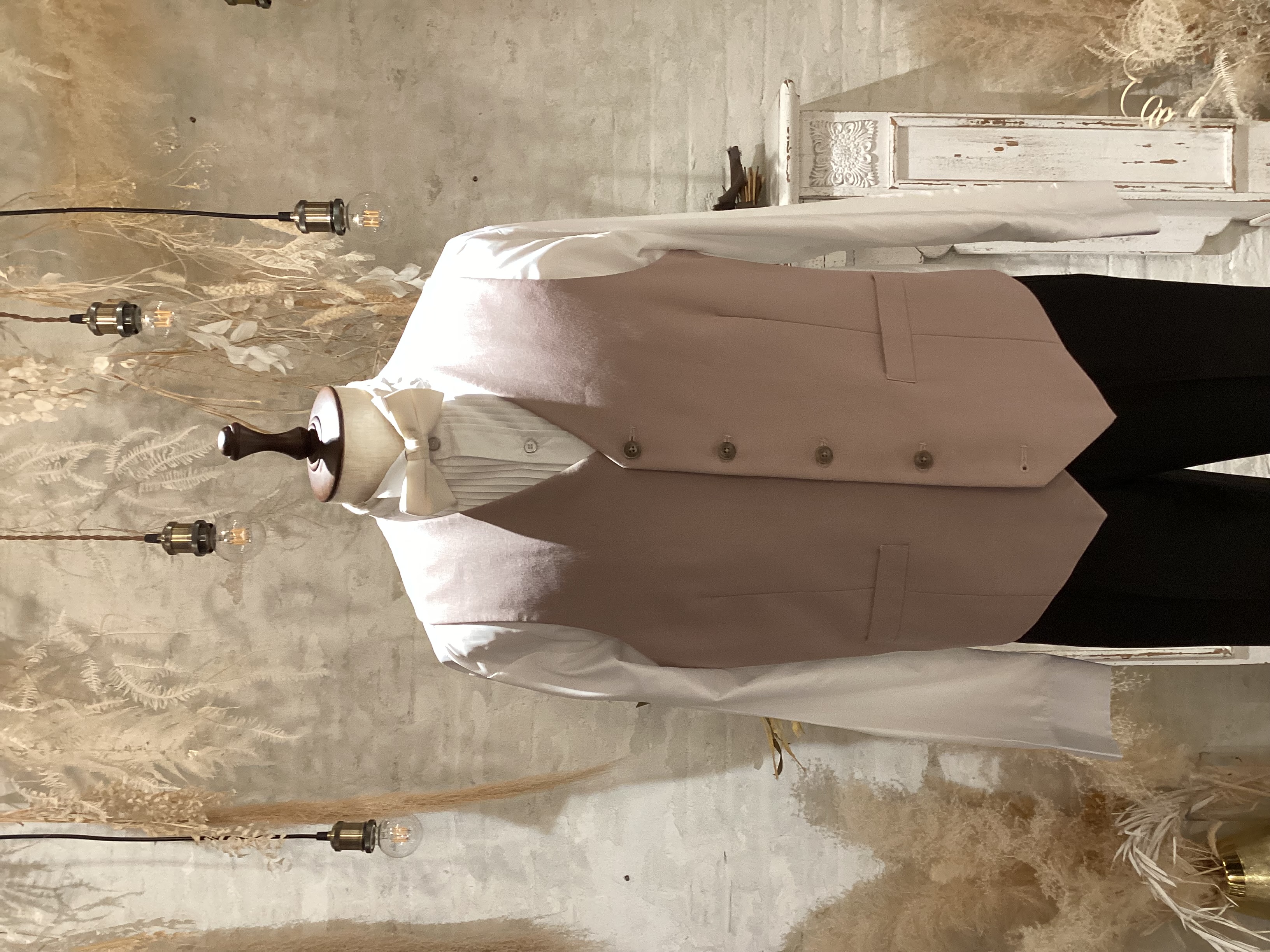 【ベスト単品】スモーキーピンク　asos 38 M
