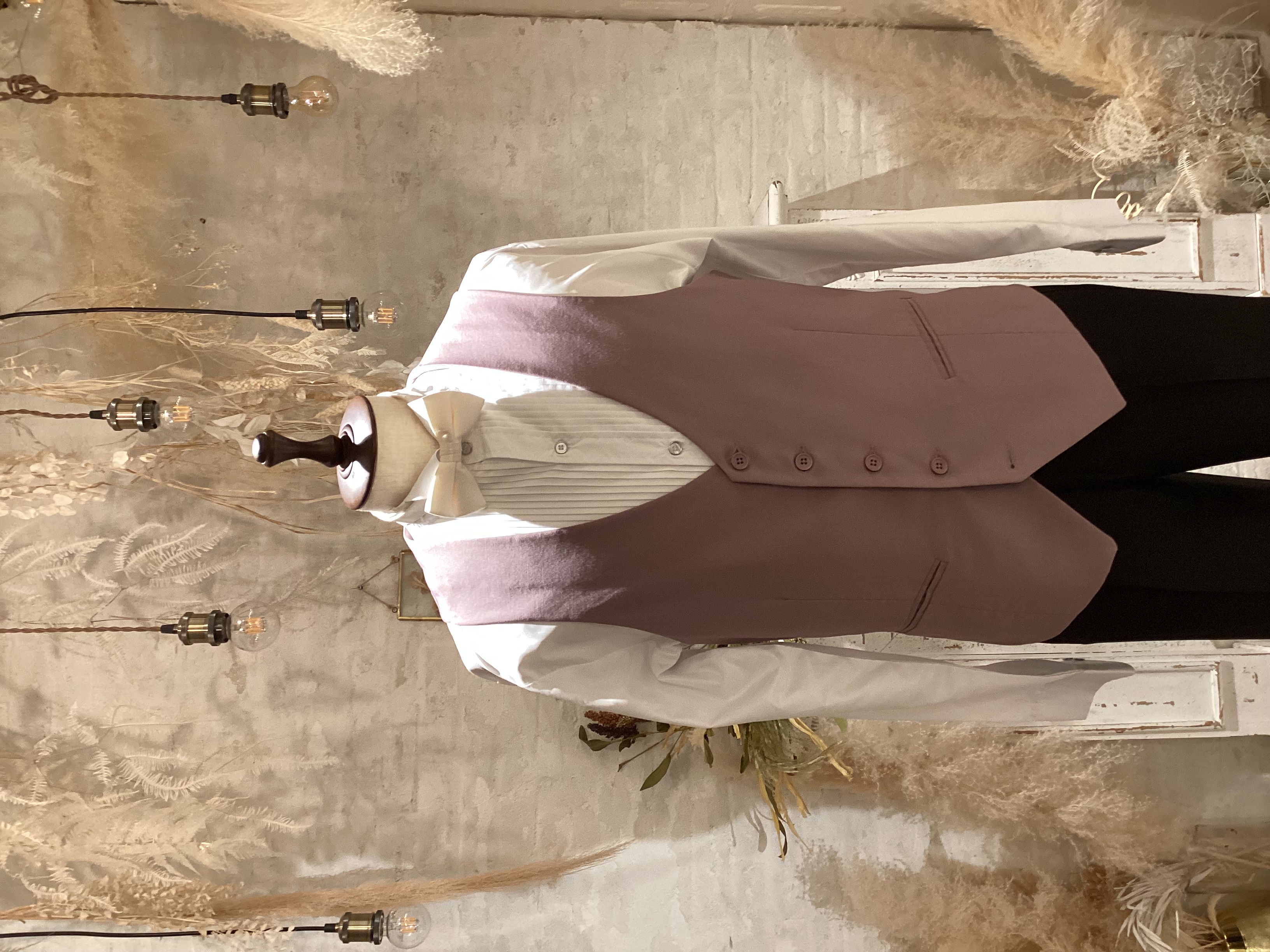【ベスト単品】モーヴピンク　NEWLOOKMEN UK42R XL