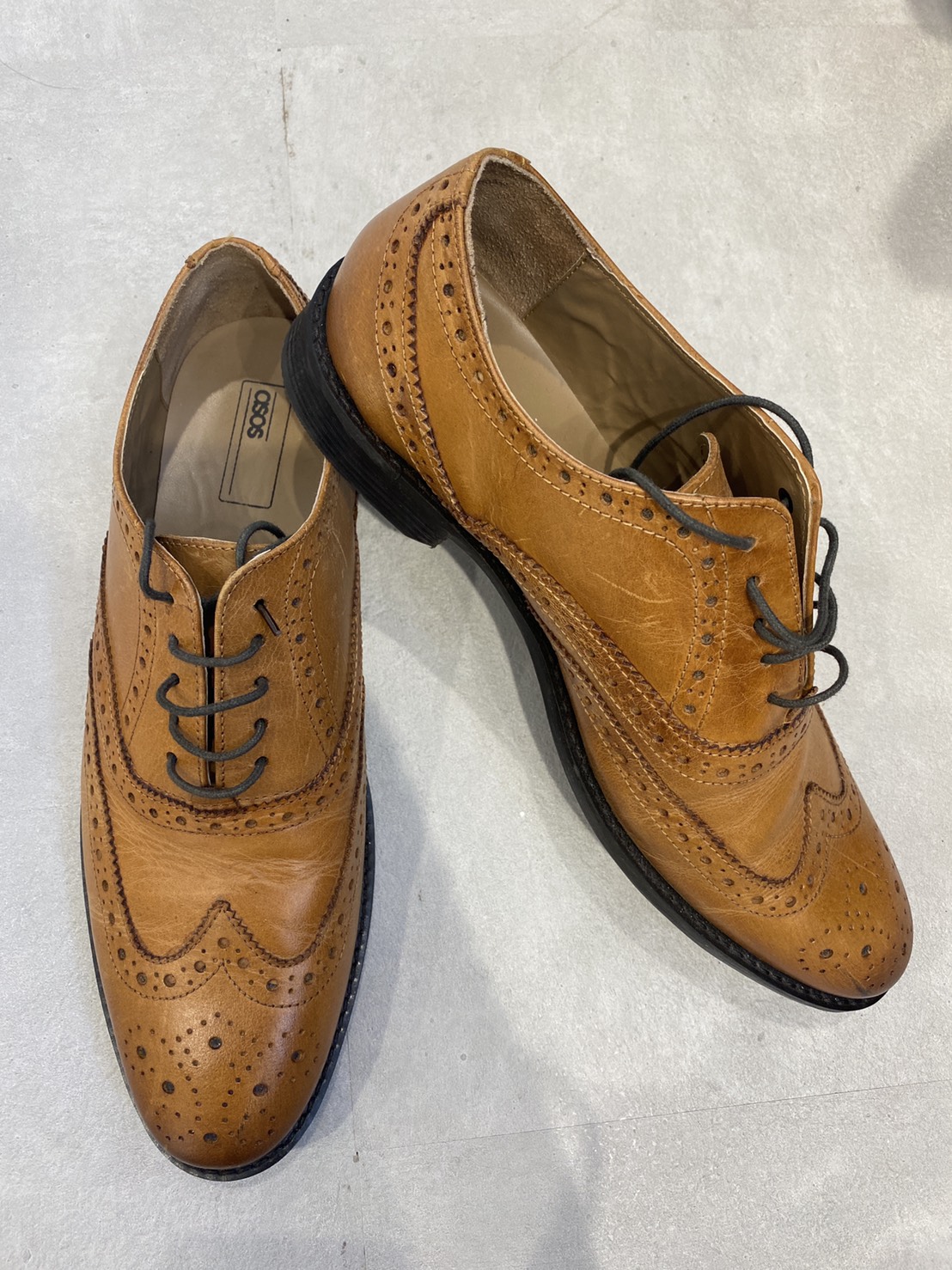 コレクション　キャメルASOSシューズ　UK8 26.5cm