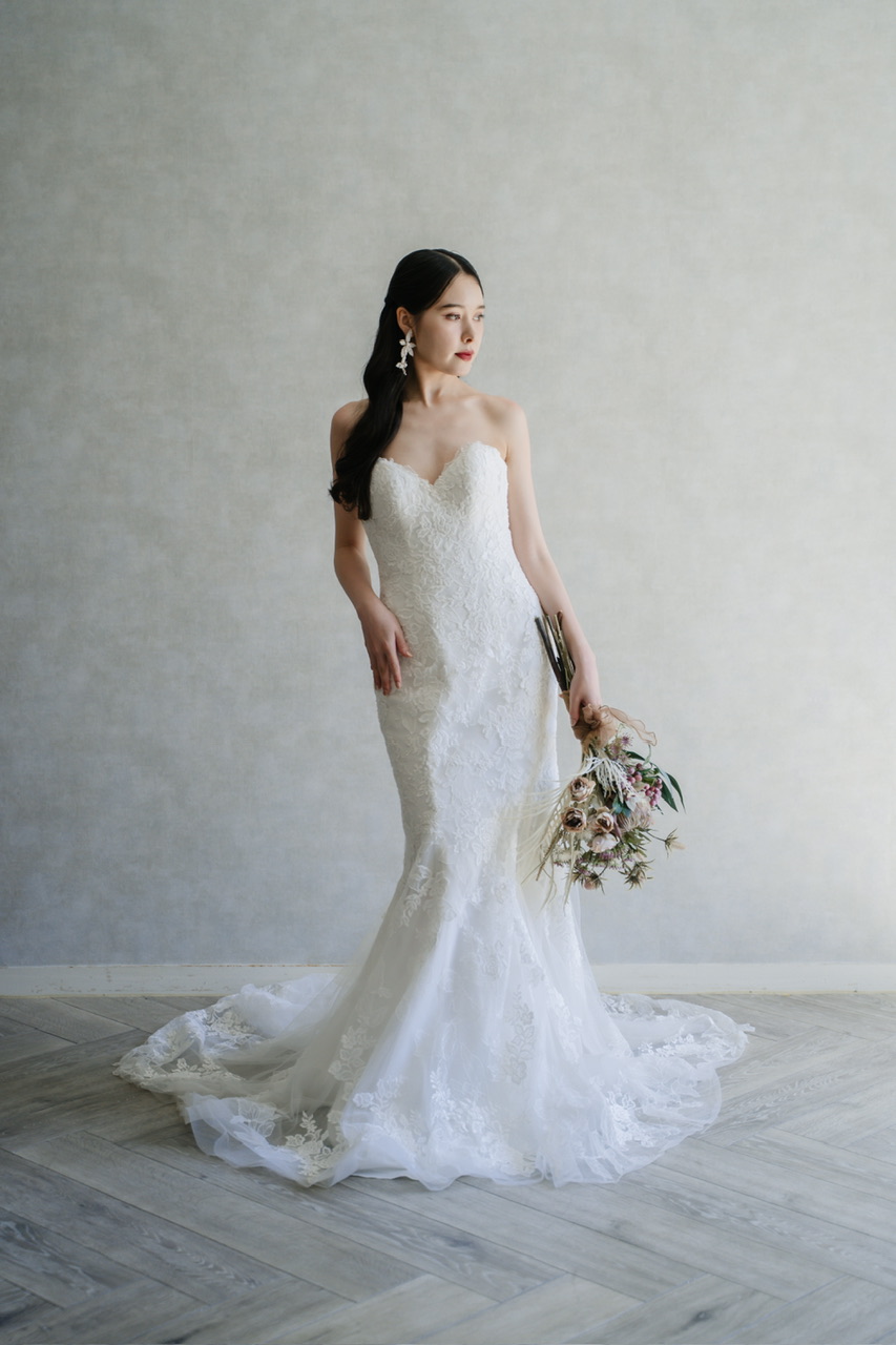 ハートカットフラワーマーメイド　US4 9号