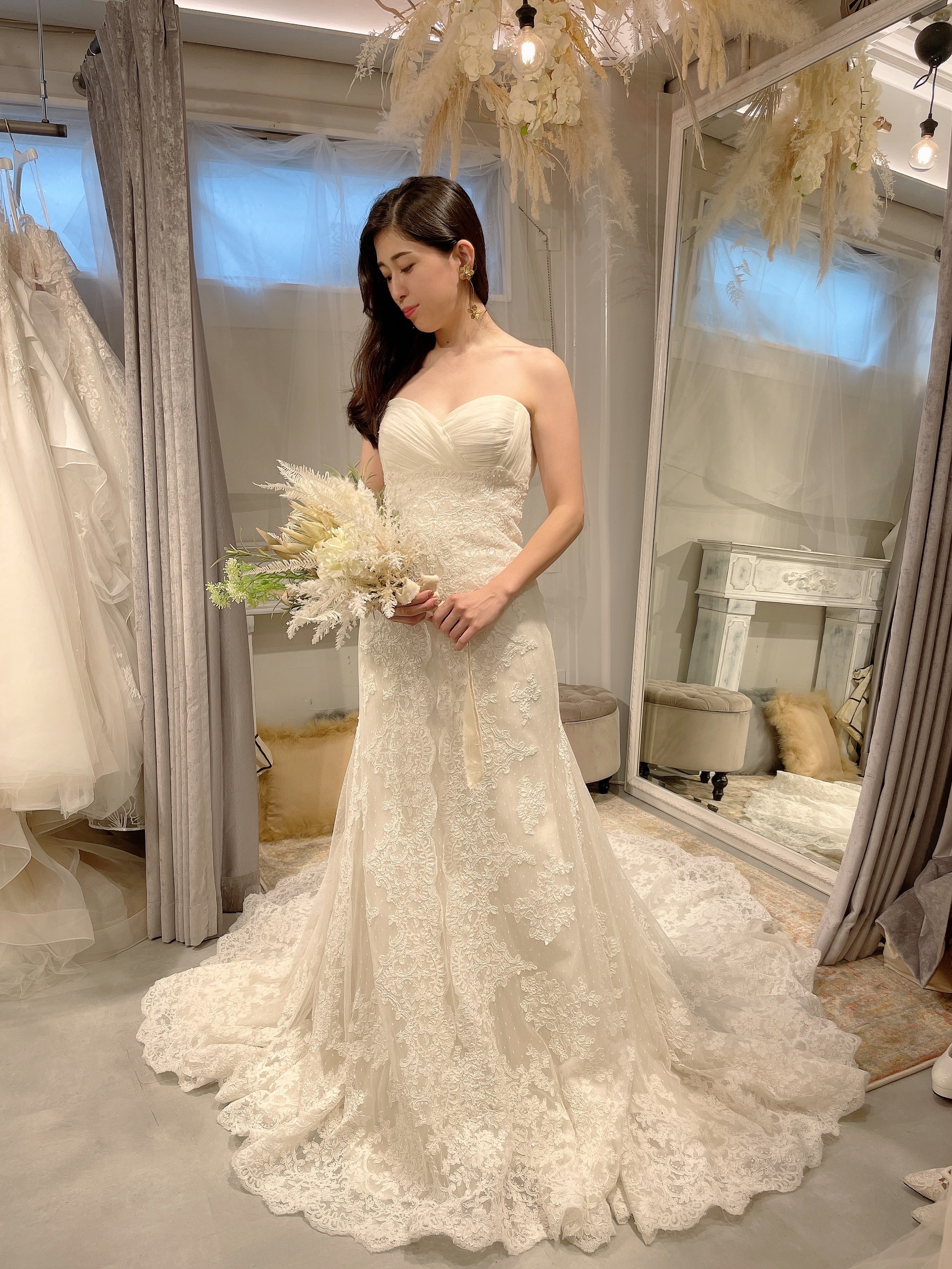 【ウェディングドレス】ソフトマーメイド US10 15号　LA SPOSA