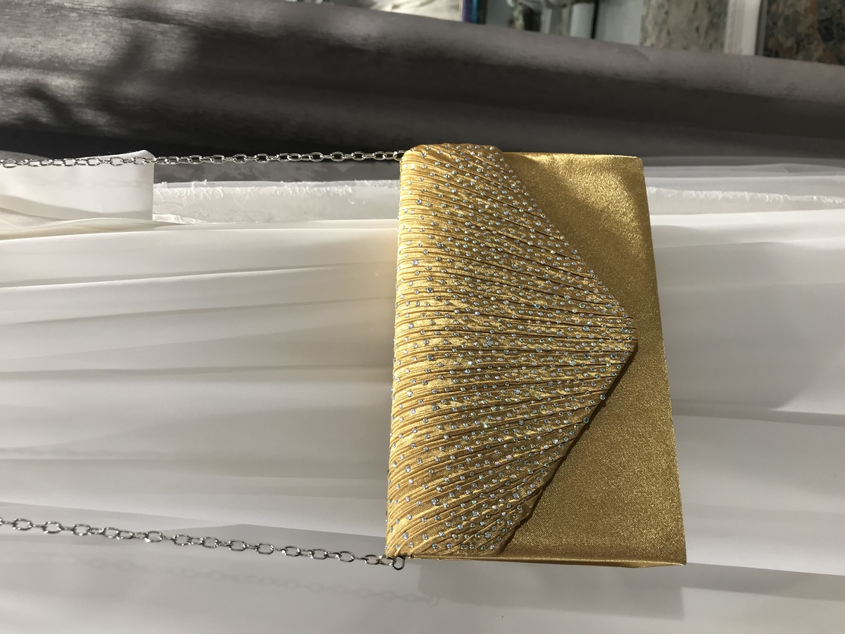 【バック】ラインストーン　イエロー