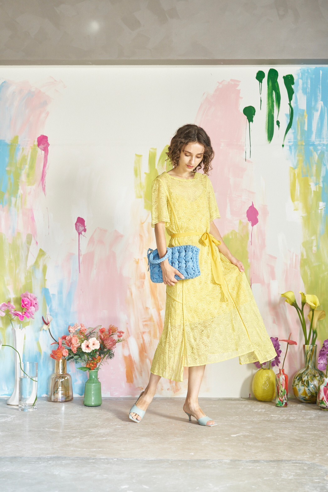 【ゲストドレス】イエローレース　S  FRAYI.D