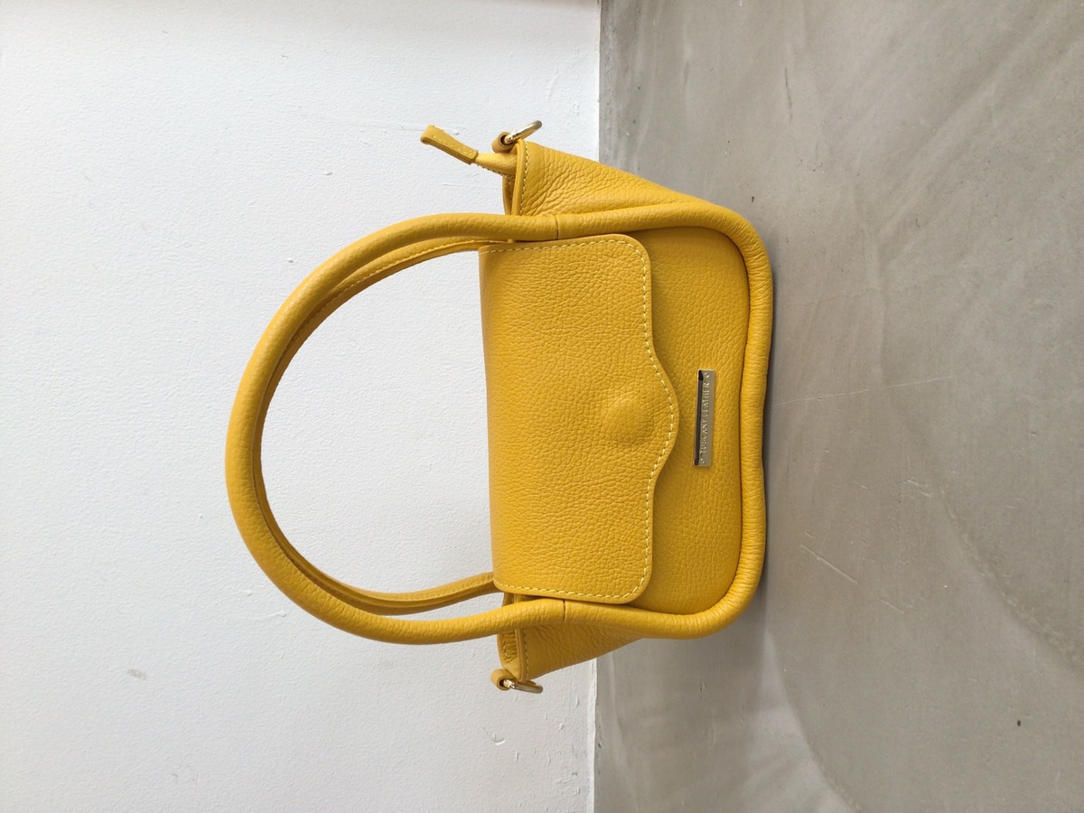 【バック】TUSCANY LEATHER マスタードイエロー