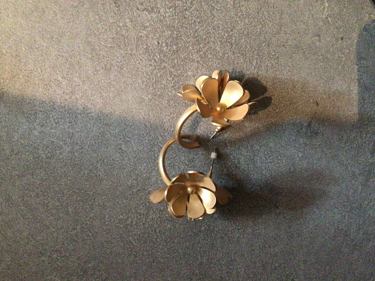 【ピアス】ブランド　リングフラワー