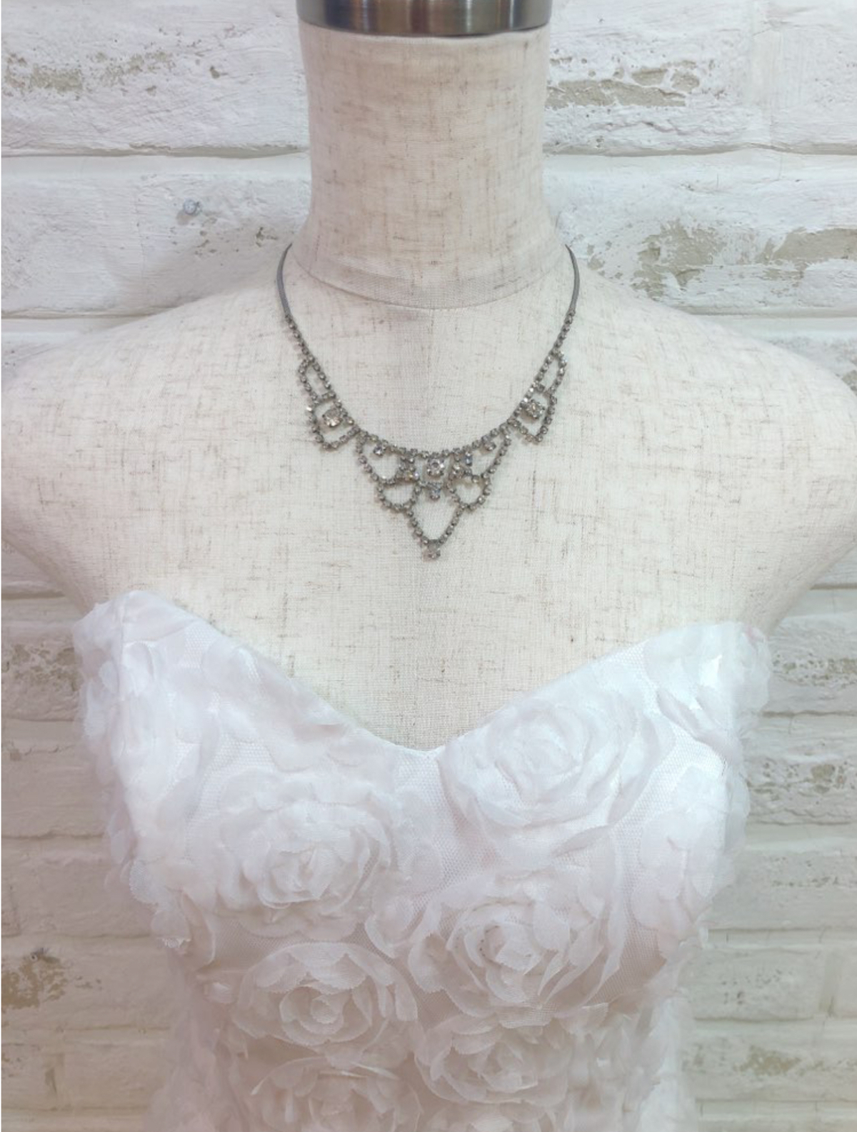 【ネックレス】シルバーシャンデリア