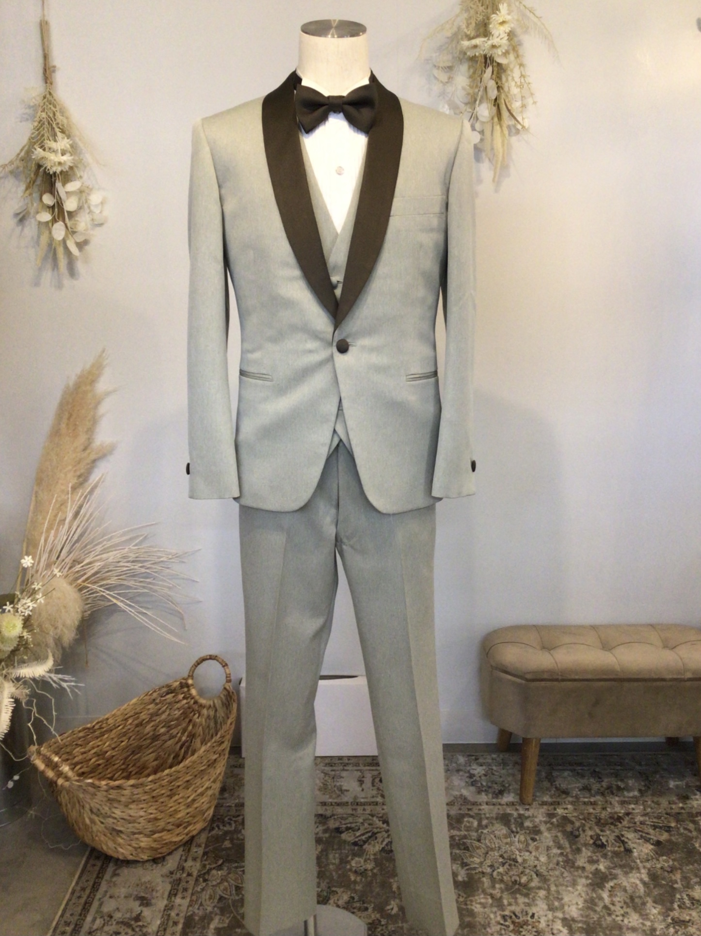 イグレック　サンドベージュタキシード【パンツ】S