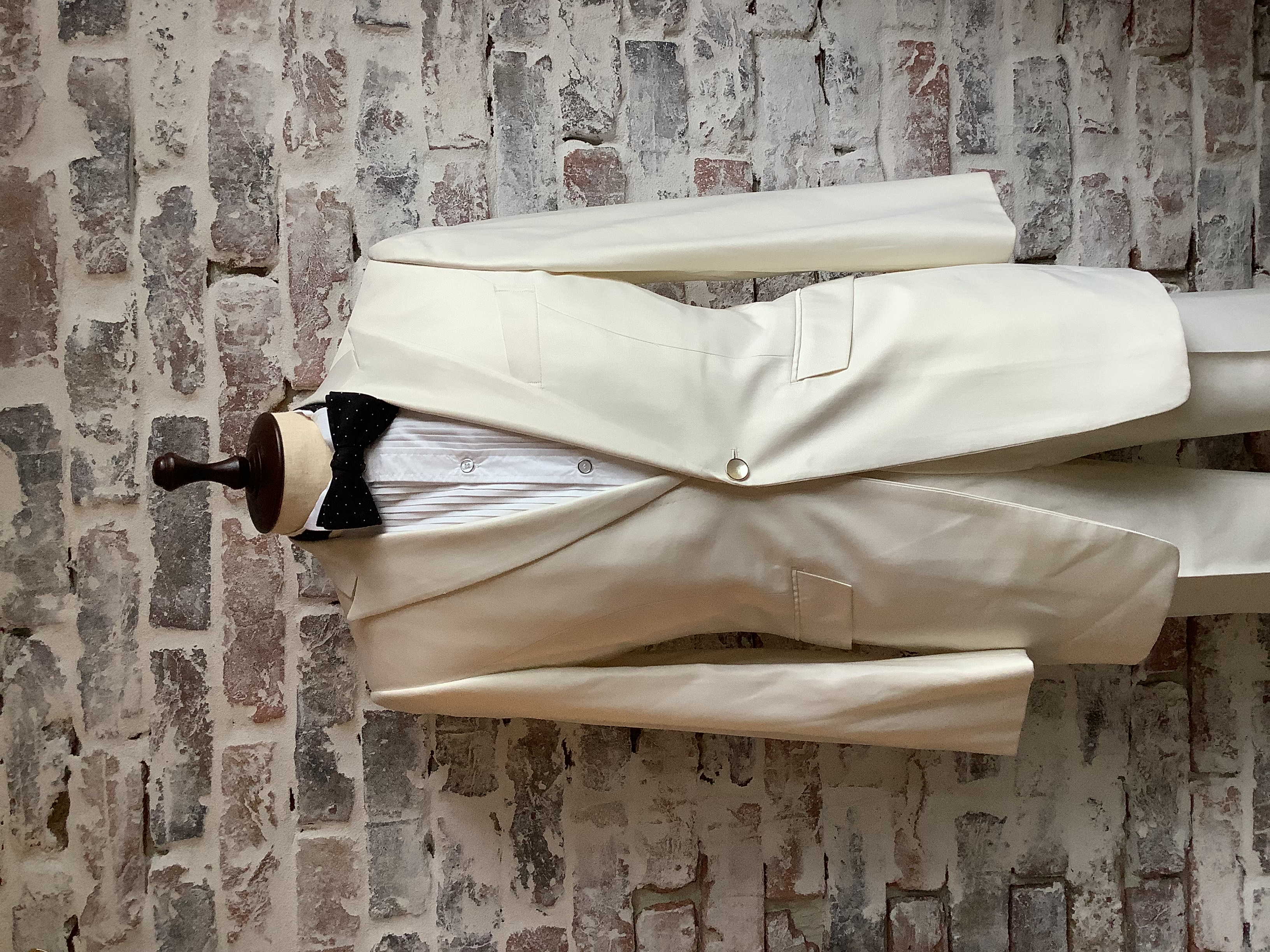 【ジャケットのみ】KIRK MEN'S FORMAL ホワイトタキシードジャケットAM