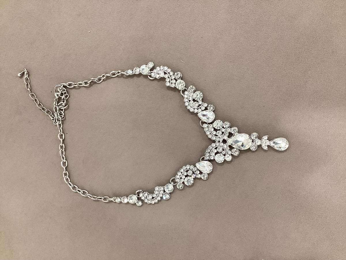 【ネックレス】シルバービジュー　ロング