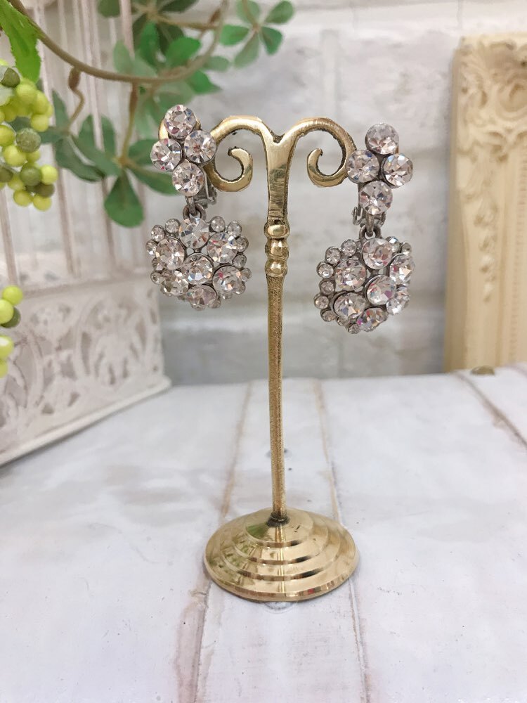 【イヤリング】丸ダイヤ