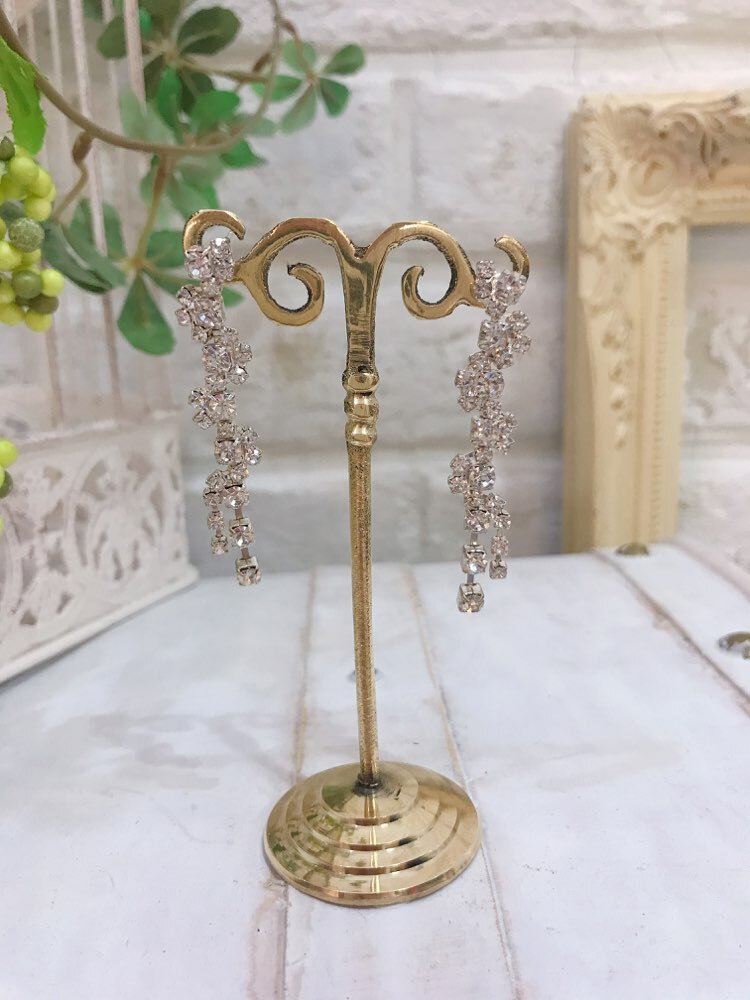 【ピアス】シルバーダイヤ氷柱