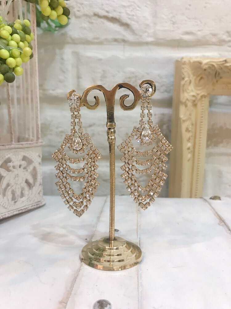 【ピアス】ゴールド　ダイヤゴージャス