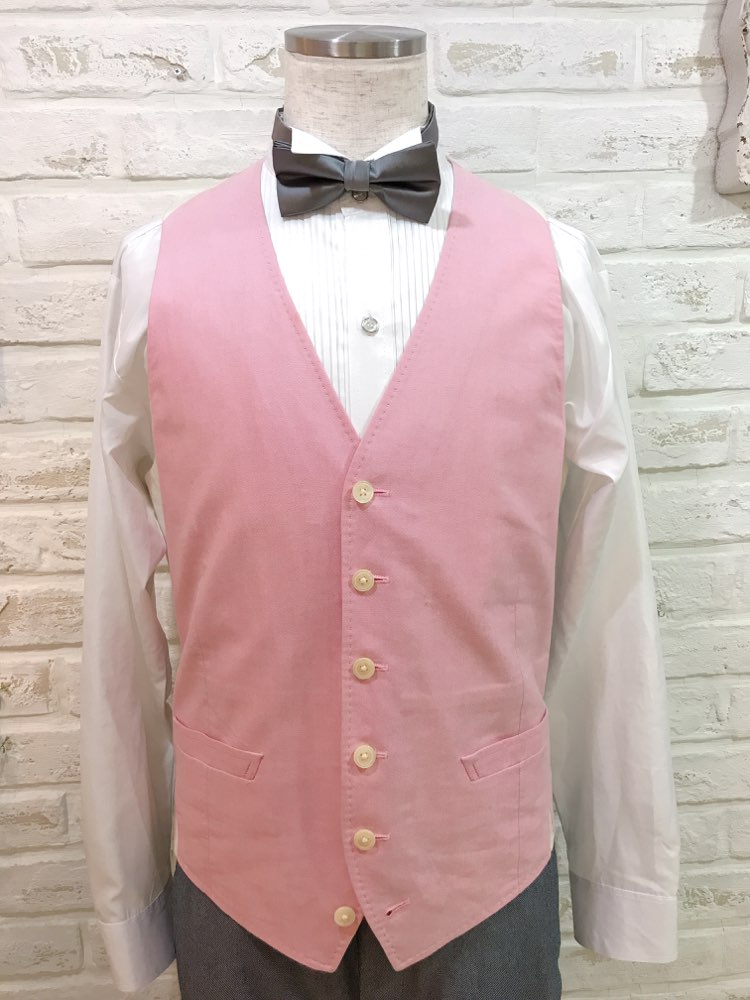 【ベスト単品】ピンク　L① ポールスミス
