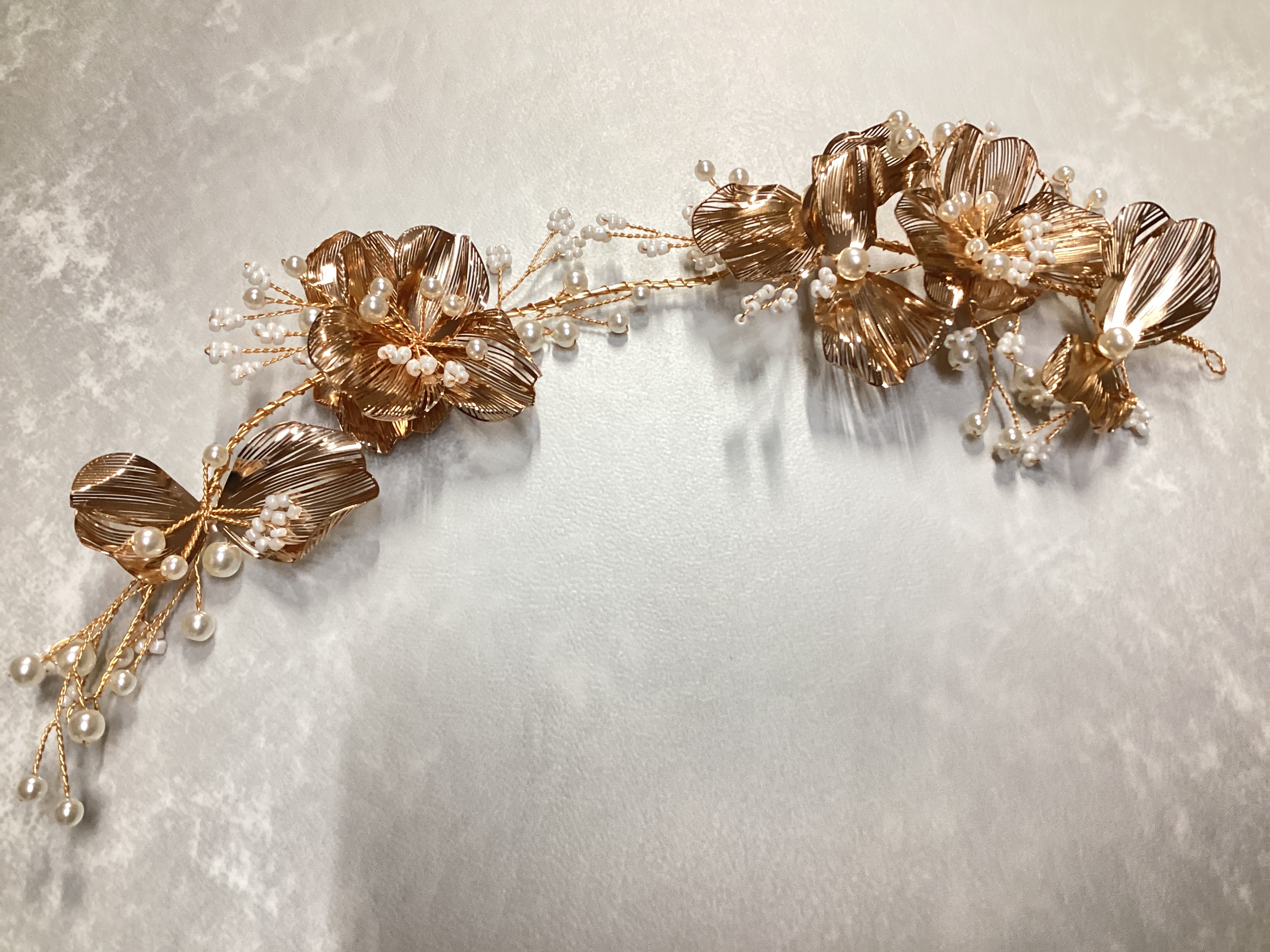 大ぶりお花モチーフヘッドアクセサリー