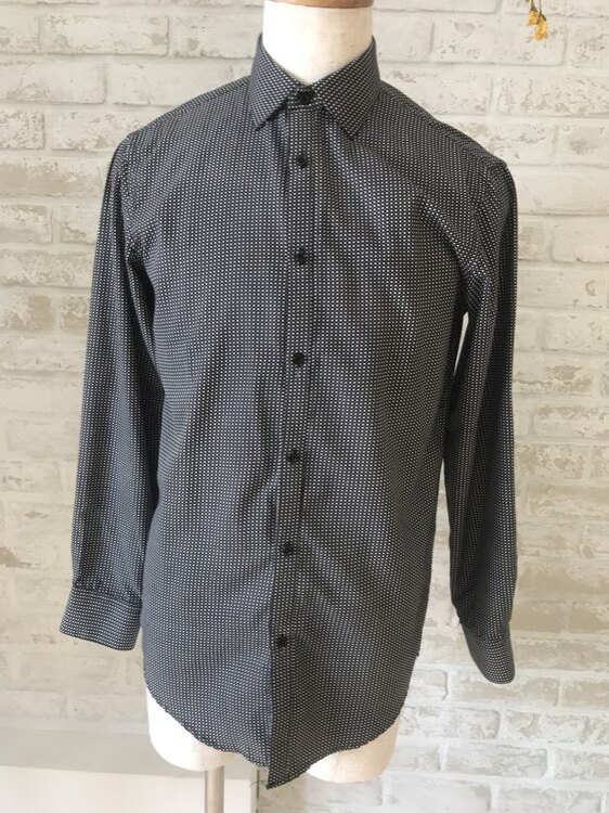 BLACKLABEL　ブラックドットシャツ【S】