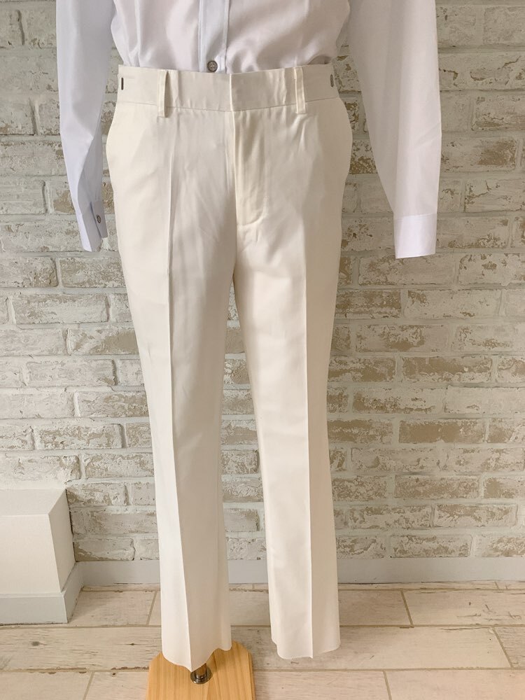ホワイトタキシードパンツ【M】
