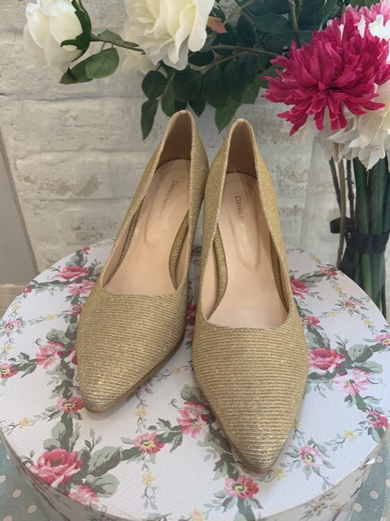 classic handmadeパンプス【22.5㎝】〈ﾋｰﾙ8㎝〉