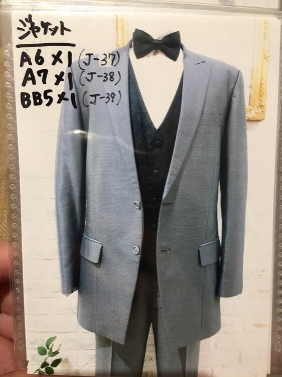 ★光沢グレージャケット【BB5】大Sｻｲｽﾞ