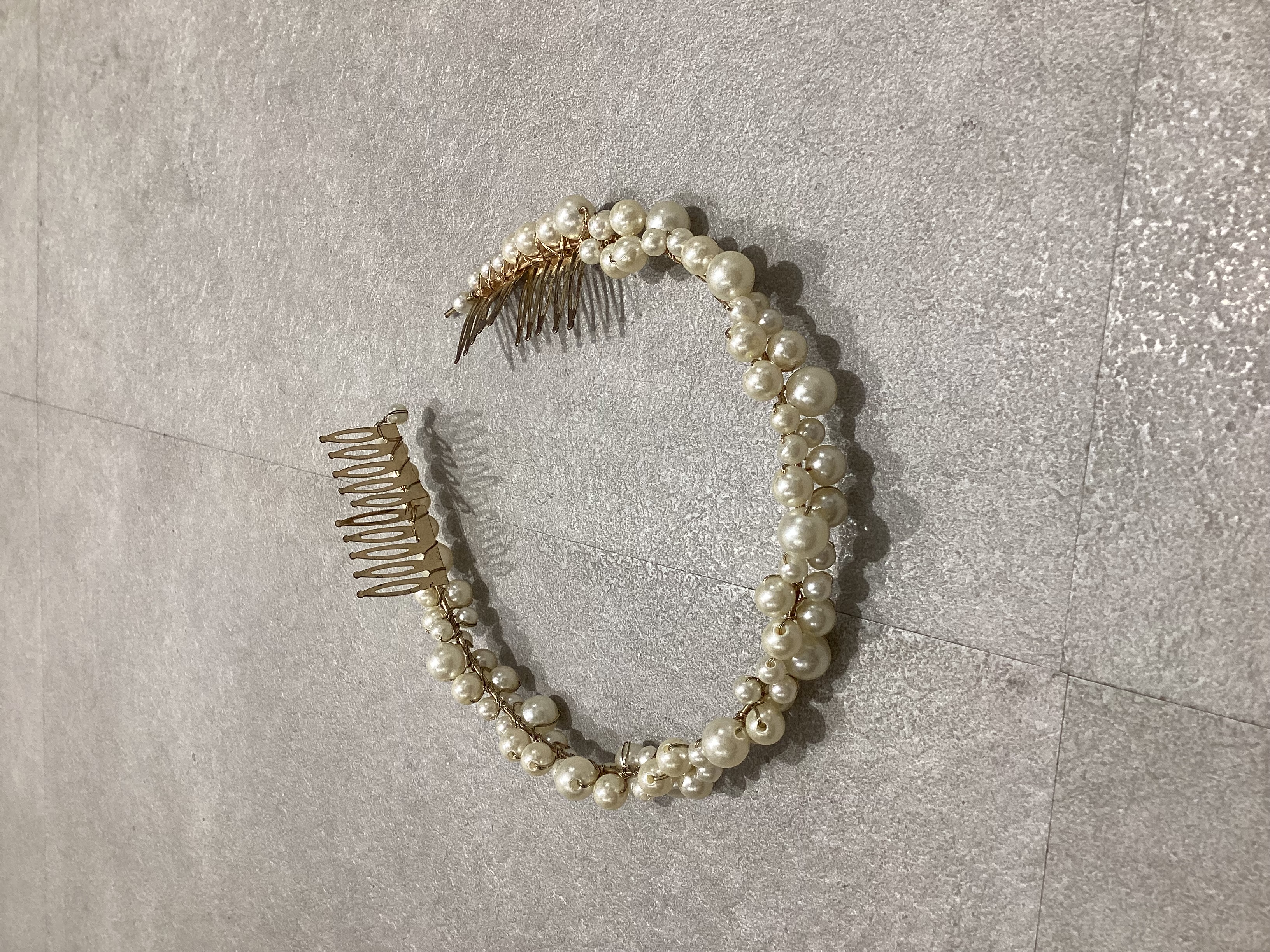 【ヘッドアクセサリー】つぶつぶパール